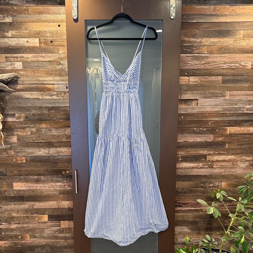 Madewell Empire-Waist Tiered Maxi Dress